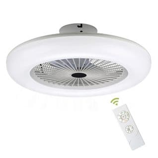 80w Ventilateur De Plafond Refroidisseur LED Dimmable Fan Lampe Lumière Avec Illuminé