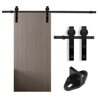 Kit De Porte Coulissante Système Coulissante Ferrure Pour Système Pour Portes Ensemble Comple 152cm