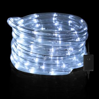 Tube Lumineux LED Multicolore Extérieur Étanche Chaîne Lumineuse Lampe Décor 40m Blanc Froid