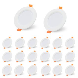 20x Spots Encastrables LED Spots Encastrables 5w Spots De Plafond -blanc Chaud