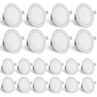 Spot LED Encastré, Spot Encastrable De Salle De Bain, spot LED Encastrable 20x 18w 3 Couleurs En 1