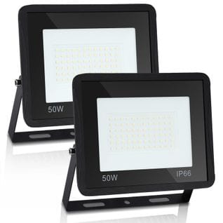 Projecteurs LED à L'extérieur Spot Éclairage De Sécurité Extérieurs Étanches Ip66 2x50w Blanc Froid