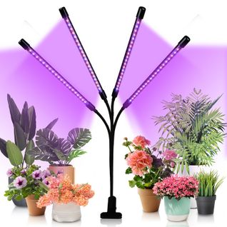 Lampe De Croissance 4 Têtes 80 LED 3 Éclairages Pour Plantes Grow Light