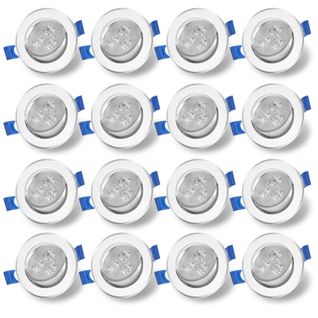 Lot De 20 Spots LED Encastrables Spot Encastrable LED 3w Température De Couleur: Blanc Froid 6000k