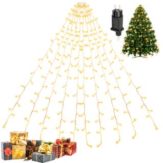 Guirlande Lumineuse LED Sapin Noël Lumière Extérieur Intérieur Décoration Fête Mariage