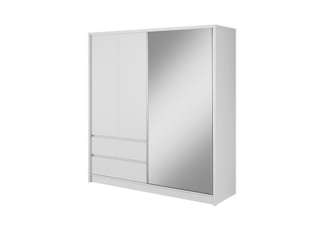 Armoire Sara En Plusieurs Couleurs 204 X 214 X 62 Cm - Couleur: Blanc