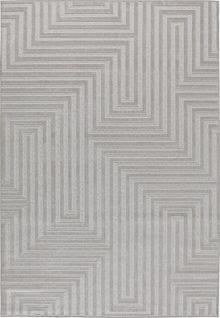 Tapis Intérieur Extérieur Abstrait Gris Loopin 160x230