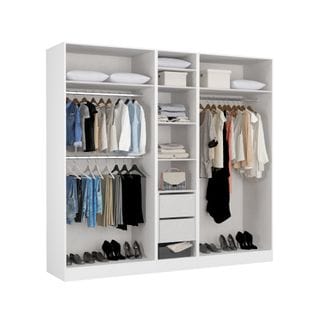 Armoire dressing blanc EXTENSO L.250 compo 6