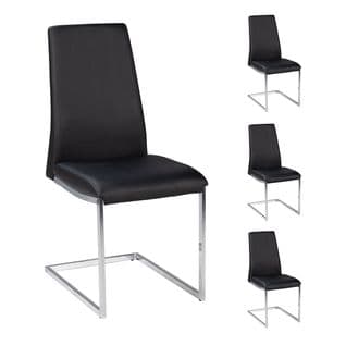 Lot de 4 chaises DIONE noir pour le prix de 3