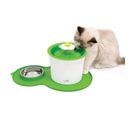 Napperon En Forme D'arachide - Format Moyen - Vert - Pour Chat