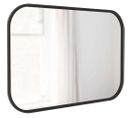 Miroir Rectangulaire Rebord Caoutchouc 61 X 91 Cm Hub Noir