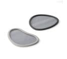 Lot De 2 Plateaux Hub Gris