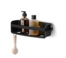 Etagère De Douche à Ventouse Flex Noir