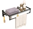 Étagère Douche, Serviteur De Douche Pliable En Aluminium,étagère Murale De Rangement Pour Baignoire