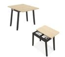 Table Pliante Cuisine, Table Extensible Pour 4 Personnes, Gain De Place, 50-100 Cm(naturel)