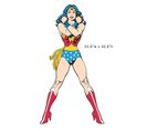 Sticker Géant Repositionnable Wonder Woman Dc Comics 45,7cm X 101,6cm