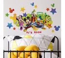 Stickers Muraux Géants Disney Mickey Et Lettres De L'alphabet