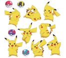 Stickers Repositionnables Pikachu Pokemon 22,9cm X 92,7cm