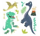 Stickers Muraux Dinosaures Amusants