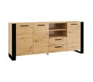 Buffet De Rangement Nuka D 97x197x45cm Design Moderne