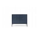 Commode Rangement Mono 84x104x39cm Bleu Design Moderne