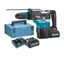 Perforateur-burineur Sds-max 40v + 2 Batteries 4ah + Chargeur + Coffret Makpac - Makita - Hr005gm202