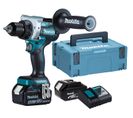 Perceuse-visseuse 18v + 2 Batteries 5ah + Chargeur Rapide + Coffret Makpac - Makita - Ddf486rtj