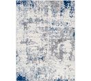 Tapis Abstrait Moderne Gris/blanc/bleu 160x220