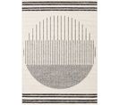 Tapis Scandinave Moderne Blanc/noir 200x275