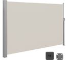 Store Latéral Pour Balcon Et Terrasse, pare-soleil, brise-vue 2 x 3 m, beige