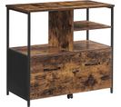 Caisson Avec Tiroir, Meuble De Rangement Bureau, Pour Format A4, Support Pour Imprimante