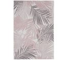 Tapis De Salon Tropico En Polypropylène - Rose - 160x230 Cm