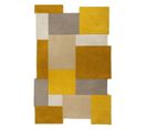 Tapis Moderne Et Design Arty En Laine - Jaune Moutarde - 120x170 Cm