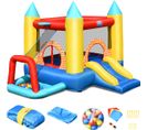 4 En 1 Aire De Jeux Gonflable Pour 3 Enfants 3-10 Ans Avec Toboggan, 300x280x210cm Charge Max 135kg