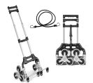 Diable Pliable En Aluminium Chariot Avec 6 Roue D'escalade ，charge Statique Max. 80 Kg