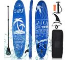 Stand Up Paddle Gonflable En Pvc Avec Sac De Transport,pagaie Réglable, 76x15x335cm