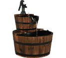 Fontaine En Cascade 2 Etages Puit Décoration De Jardin/cour Avec Pompe, Capacité: 19 L