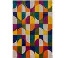 Tapis De Salon Design Lala En Polypropylène - Multicolore - 80x150 Cm