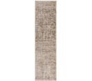 Tapis De Couloir Moderne Echo En Polypropylène - Beige - 80x300 Cm