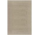 Tapis De Salon Uni En Laine Leone En Laine - Beige - 160x230 Cm