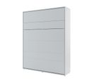 Lenart Armoire Lit Escamotable Vertical 160x200 Cm Gris Lit Rabattable Lit Mural"consus"