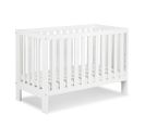 Lit Bébé 120x60cm Couleur Blanc Amelie Lit À Barreaux Amovible