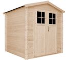 M343f - Abri De Jardin En Bois 3,53 M2 - Sans Plancher-Porte Verrouillable De Haute Qualité