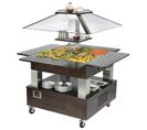 Buffet Réfrigéré Carré Professionnel - 4 Bacs Gn 1/1 -