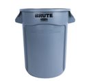 Poubelle En Plastique Gris -121l -