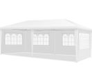 Tonnelle De Jardin/barnum 3x6m-18㎡ Tente De Réception Avec 4 Parois Amovibles Piquets De Terre