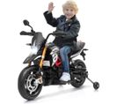 Aprilia Moto Electrique Pour Enfants Scooter 6 V à 3 Roues Charge Max.:25 Kg Noir