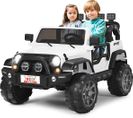 Voiture Électrique 12v Pour Enfants 3+ Ans, 2 Places, Télécommande 2.4g, Lumières LED Et Musique