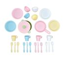 Ensemble Batterie De Cuisine Enfant 27 Pièces - Couleurs Pastels