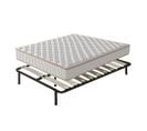 Ensemble Matelas En Mousse 160x200 cm Epaisseur 18 cm + Sommier Avec Lattes Larges